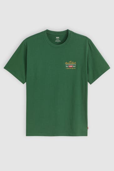 LEVI'S® T-Shirt dunkelgrün