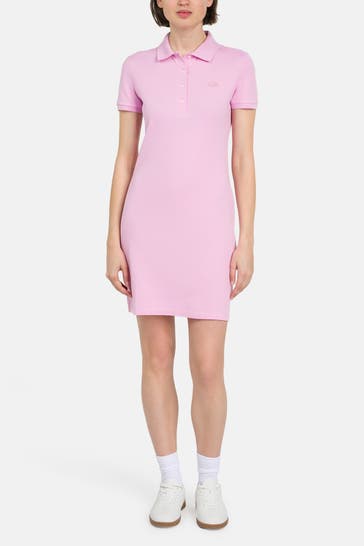 LACOSTE Polokleid rosa