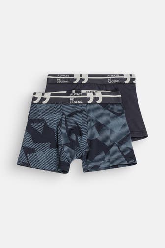 SANETTA 2er-Pack Boxer Trunks gemustert