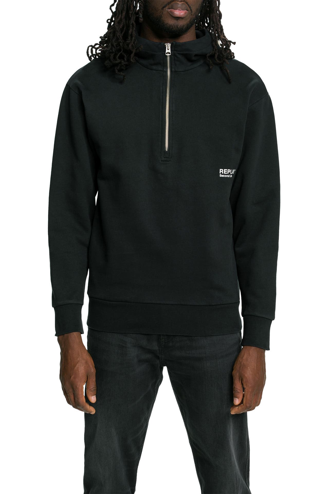 Replay Herren Hoodie Aus 100% Baumwolle – Regular Fit Mit Print | Lässiger Kapuzenpullover Für Casual Looks