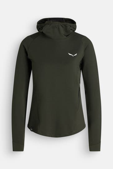 SALEWA Hoodie 'Puez' waldgrün