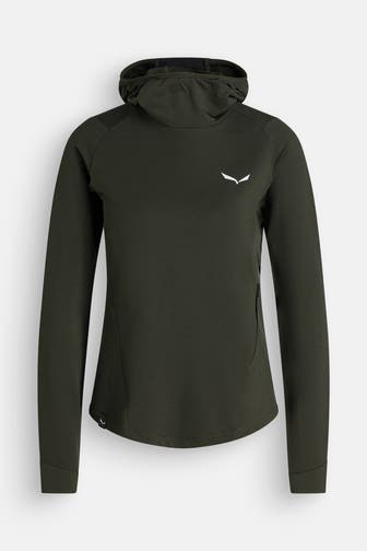 SALEWA Hoodie 'Puez' waldgrün