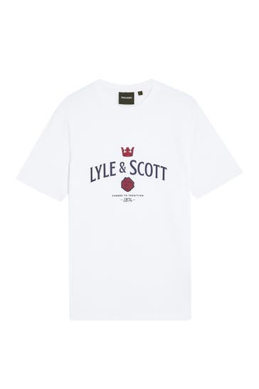LYLE&SCOTT T-Shirt weiß