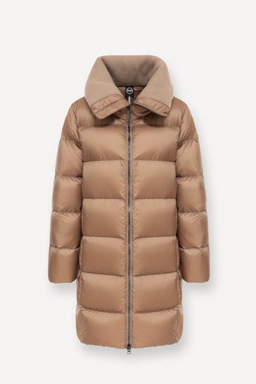 COLMAR Light brown down coat