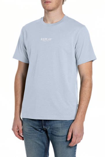REPLAY T-Shirt hellblau
