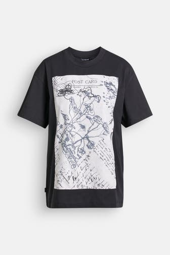 DESIGUAL T-Shirt schwarz