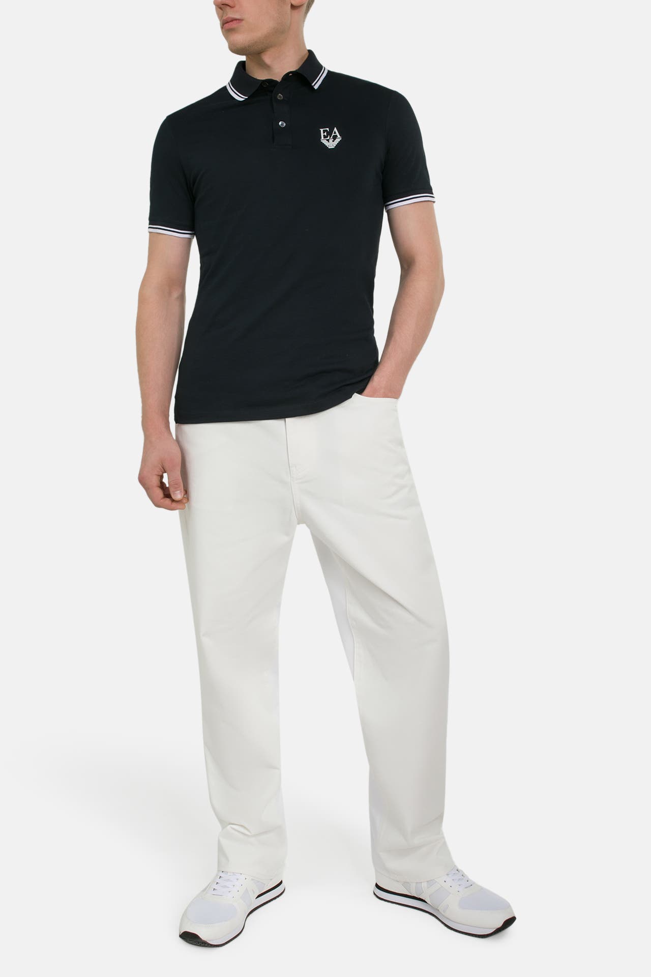 EMPORIO ARMANI Polo-Shirt nachtblau, Bild 1