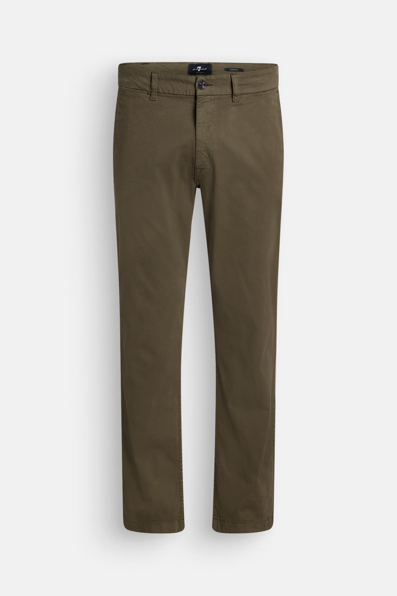 7 FOR ALL MANKIND Chino oliv straight, Bild 1