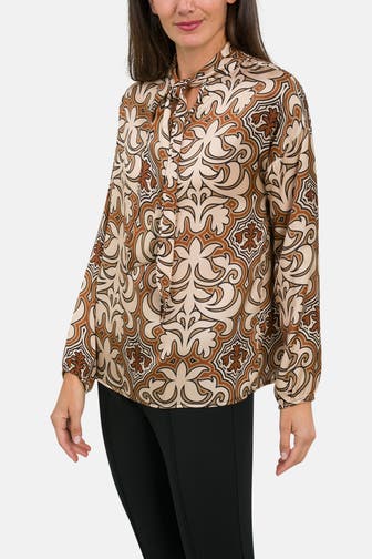 CARTOON Blusenshirt gemustert