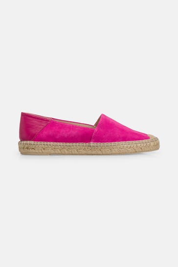 GEOX Leder-Espadrilles pink