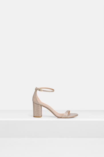 STUART WEITZMAN Sandaletten 'Nudist' roségold