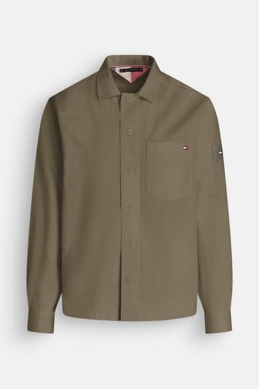 TOMMY HILFIGER Overshirt oliv