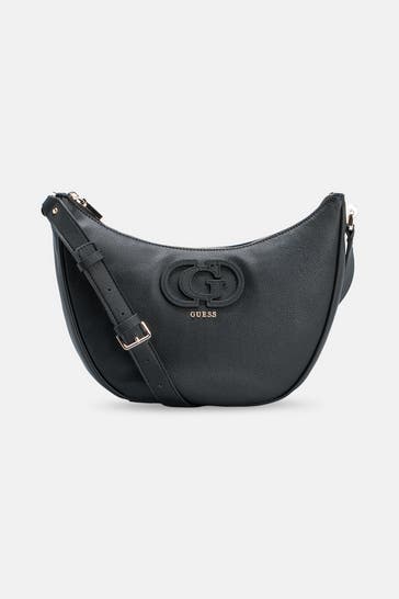 GUESS Schultertasche 'Calebra' schwarz