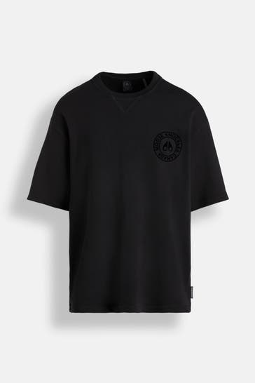 MOOSE KNUCKLES T-Shirt 'Amsterdam' schwarz