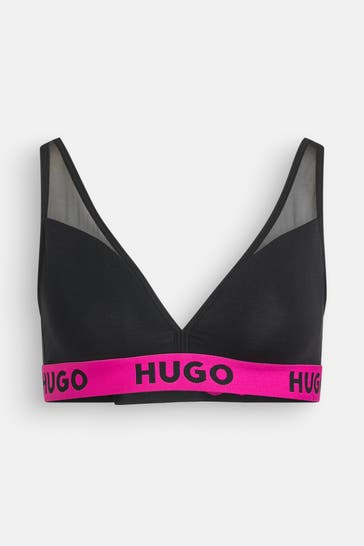 HUGO Bralette schwarz