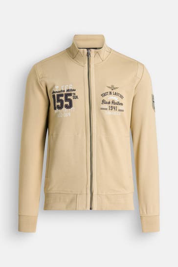 AERONAUTICA MILITARE Sweatjacke beige