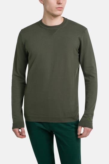 WOOLRICH Strickpullover dunkelgrün