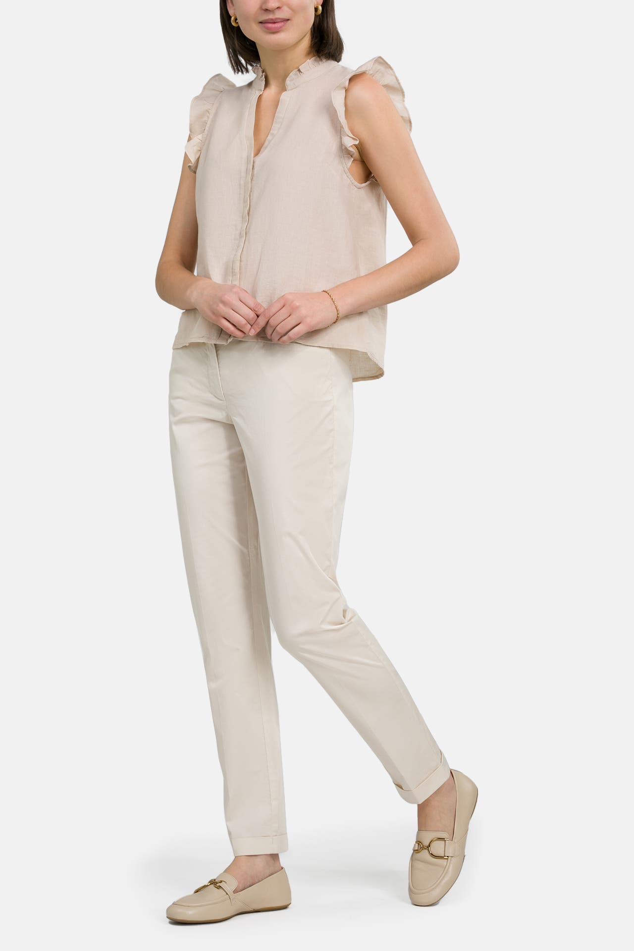 RAFFAELLO ROSSI Stoffhose 'Ute' creme sand, Bild 1