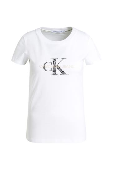 CK JEANS T-Shirt weiß