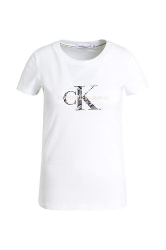 CK JEANS T-Shirt weiß