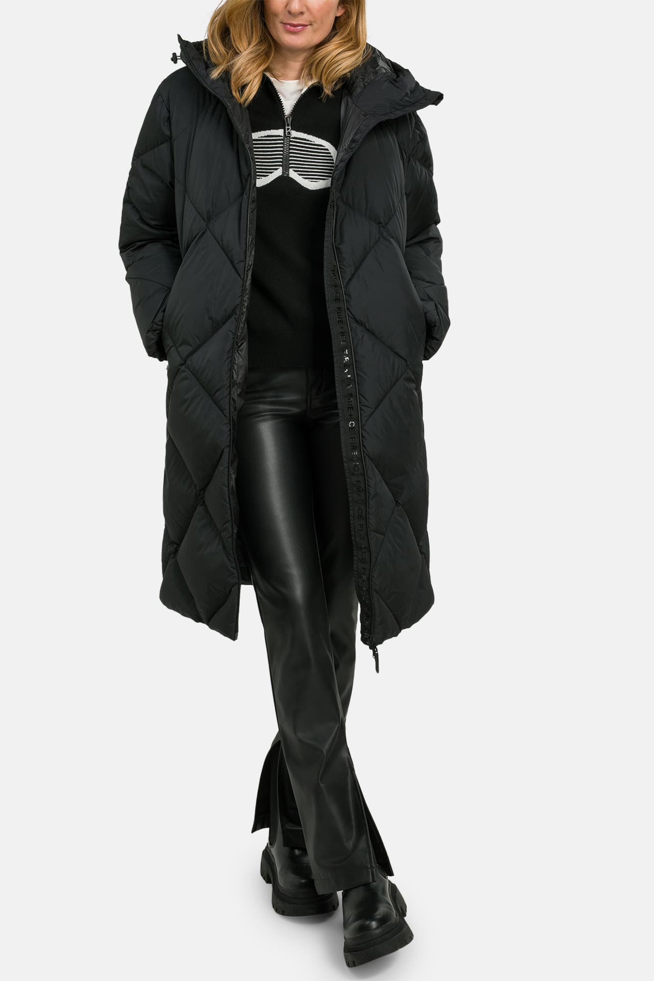 BOGNER FIRE + ICE Daunenmantel 'Beth' schwarz, Bild 1