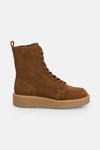 GEOX Schnürstiefeletten 'Elidea' braun