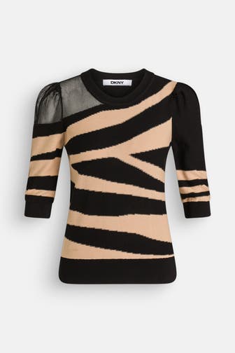 DKNY Strickpullover gemustert