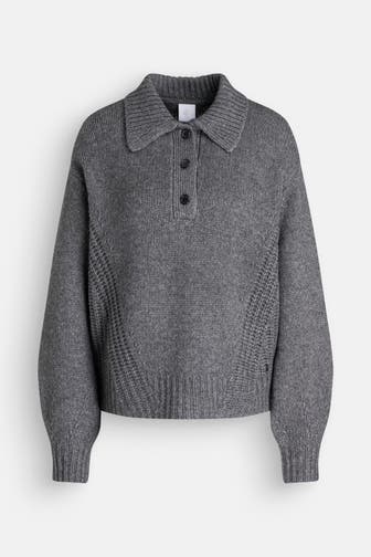 BOGNER Strickpullover grau