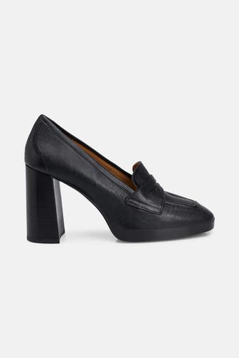GEOX Leder-Pumps 'Teulada' dschwarz
