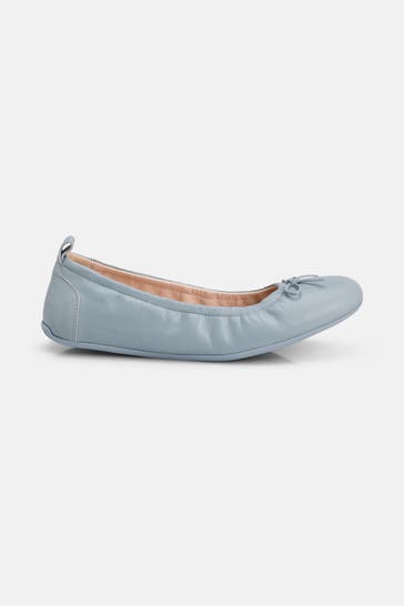CANDICE COOPER Leder-Ballerinas 'Dafne Dancer' taubenblau