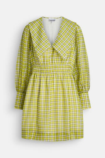 GANNI Kleid kariert