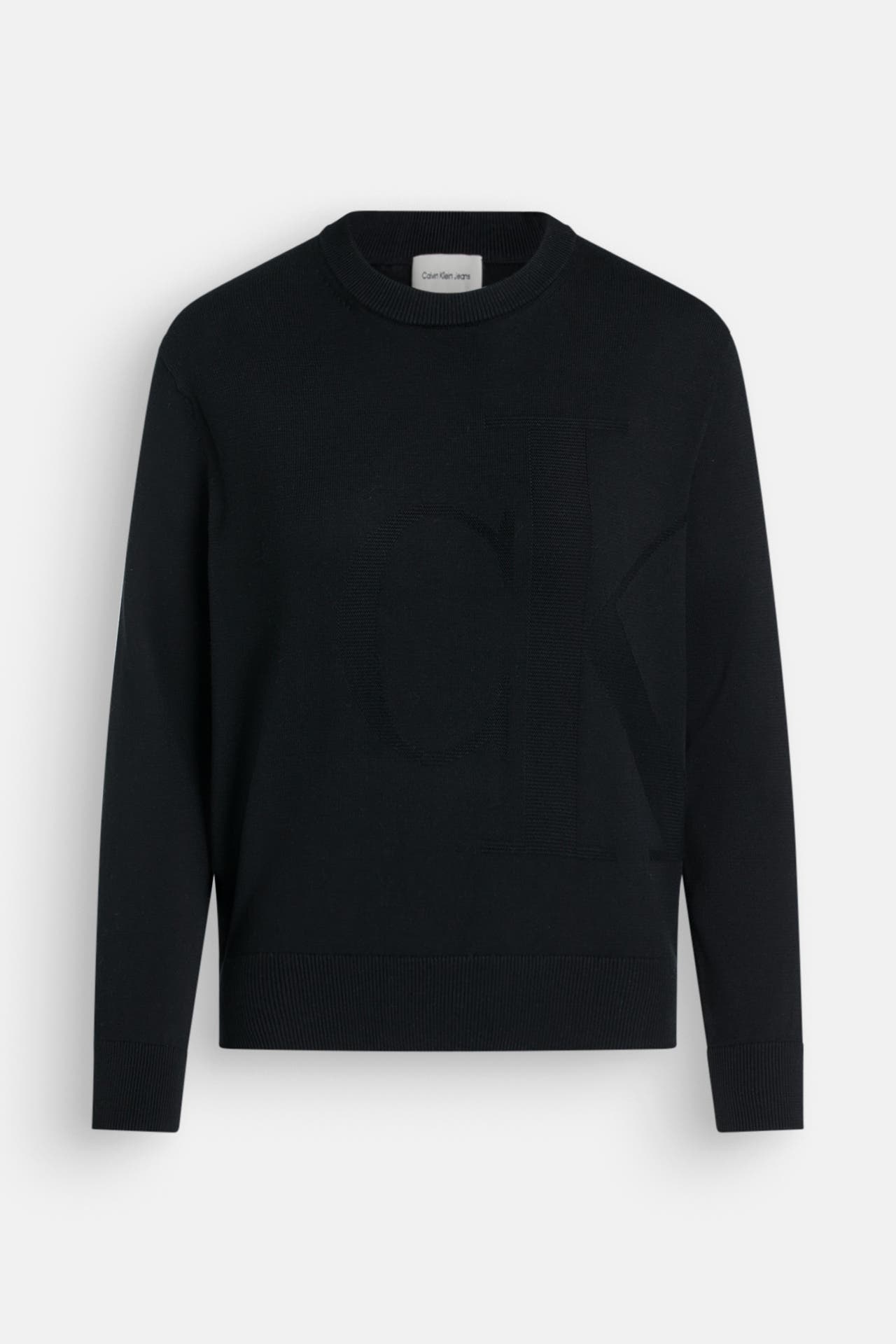CALVIN KLEIN Strickpullover schwarz, Bild 1
