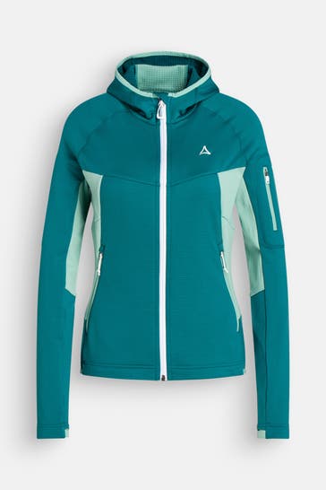 SCHÖFFEL Fleecejacke petrol