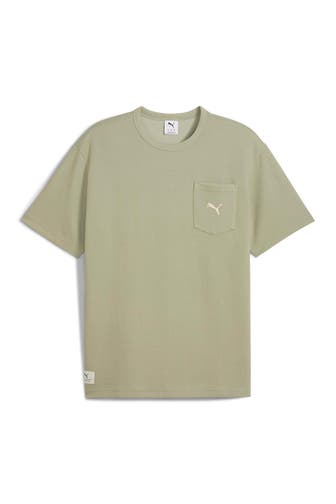 PUMA T-Shirt graugrün