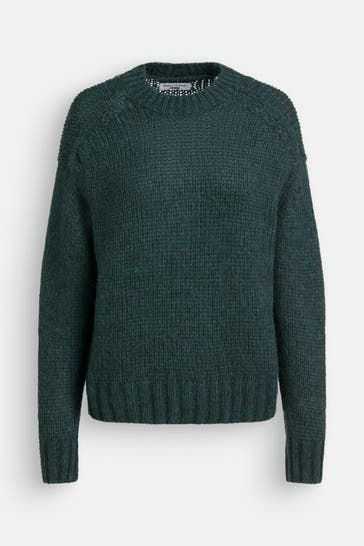 MARC O'POLO DENIM Strickpullover smaragdgrün