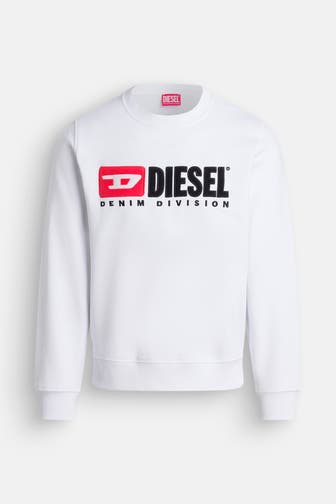 DIESEL Sweatshirt 'Ginn' weiß