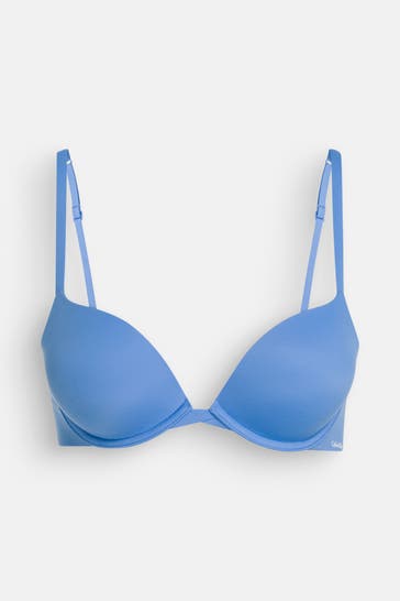 CALVIN KLEIN Push Up-BH blau