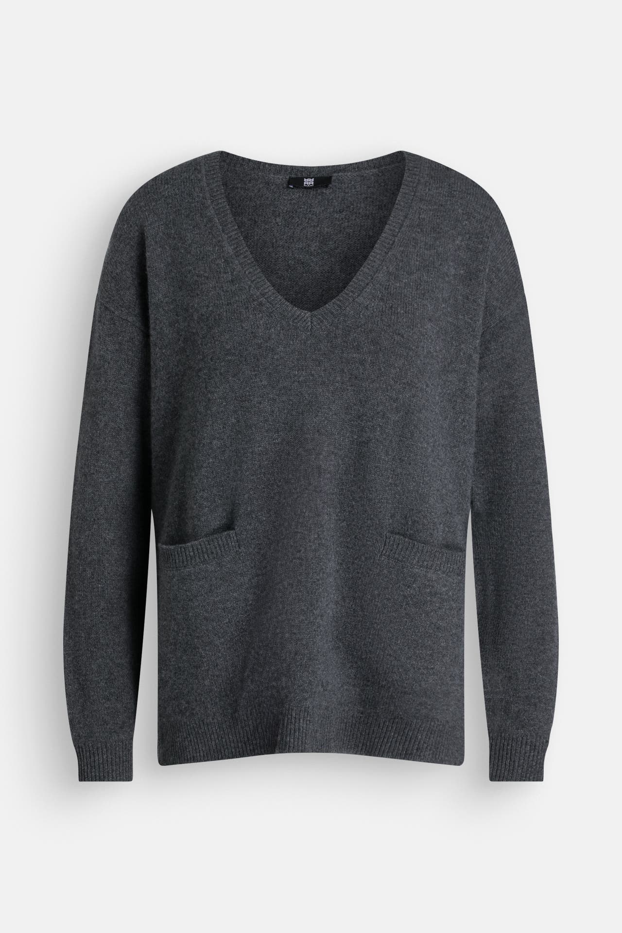 RIANI Wollmix-Strickpullover anthrazit, Bild 1