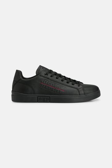 REPLAY Leder-Sneaker schwarz