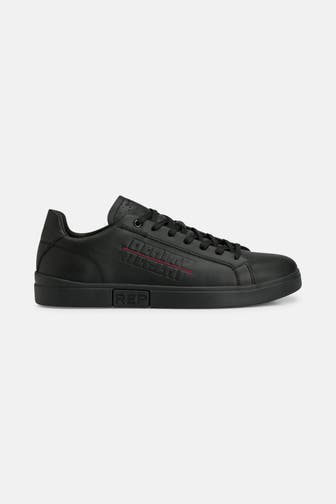 REPLAY Leder-Sneaker schwarz