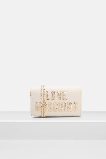 LOVE MOSCHINO Umhängetasche beige