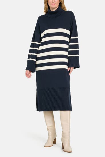 GANT - Strickkleid gestreift