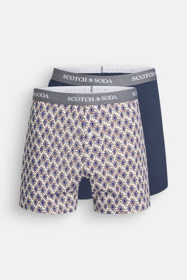 SCOTCH & SODA 2er-Pack Boxer Trunks mehrfarbig