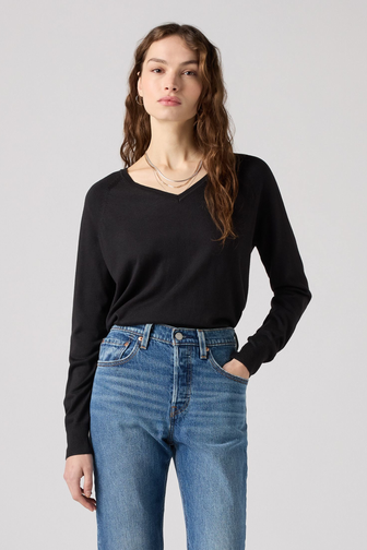 LEVI'S® Strickpullover schwarz