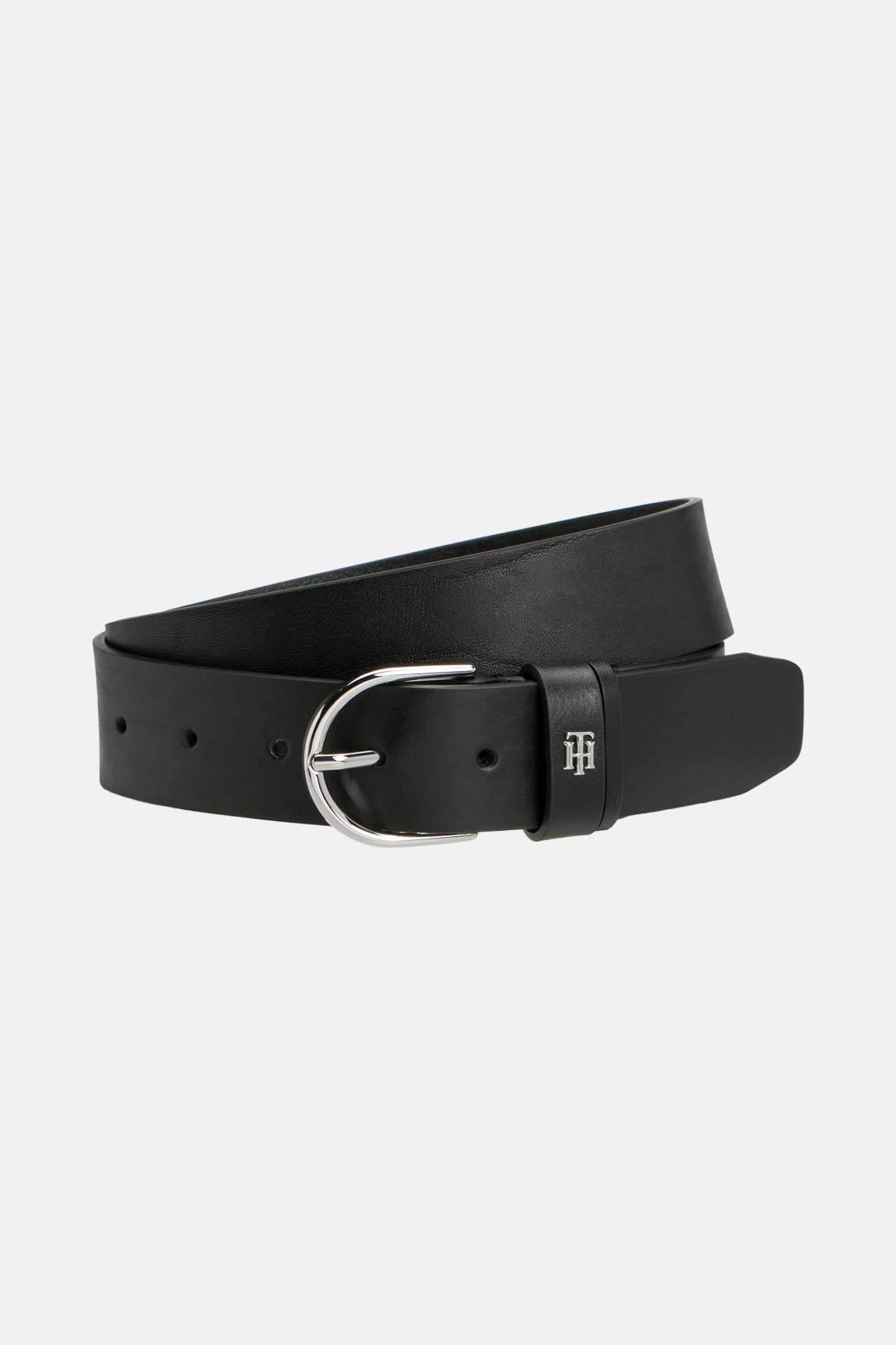 TOMMY HILFIGER Ledergürtel schwarz, Bild 1