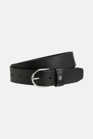 TOMMY HILFIGER Ledergürtel schwarz
