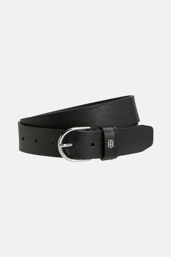 TOMMY HILFIGER Ledergürtel schwarz