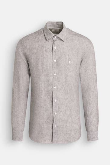 BOGNER Leinenhemd 'Timi' Regular Fit