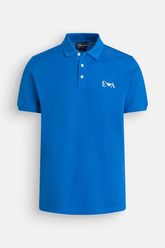 EMPORIO ARMANI Polo-Shirt royalblau
