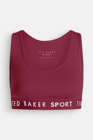 TED BAKER Sport-Bustier 'Diana' weinrot